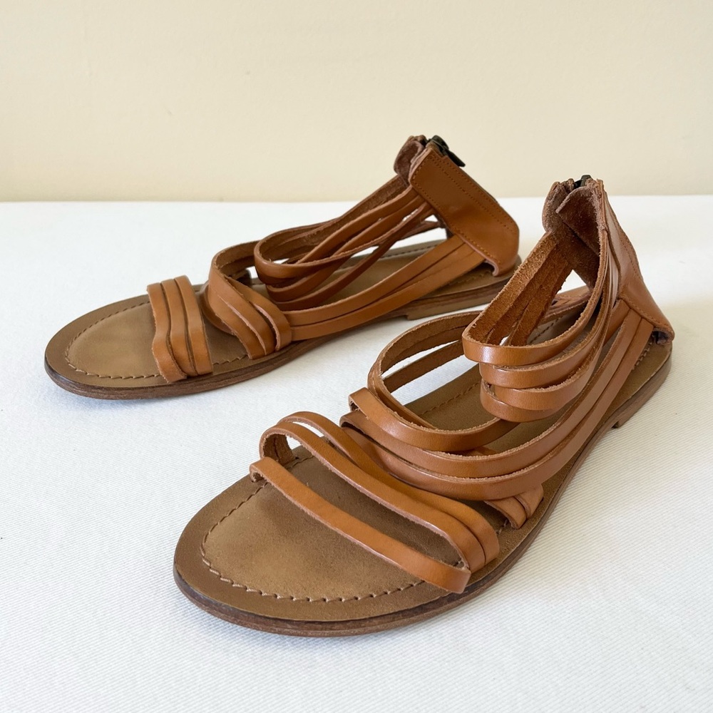 Garnet Hill Giselle Leather Sandals